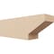 Ekena Millwork 6in. W x 8in. H x 24in. L Clemmons Woodgrain TimberThane Rafter Tail, Primed Tan RFTUR06X08X24CLERCPR - alternate 1